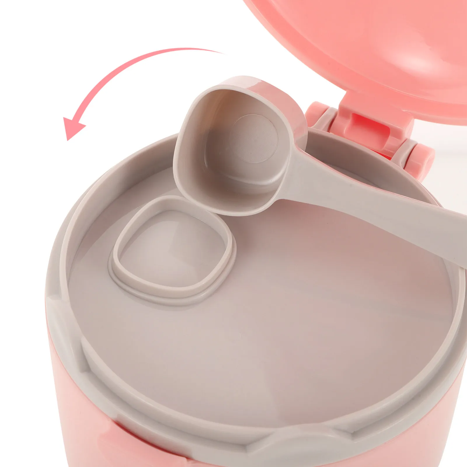 Porta leche en polvo hermético portátil para viajes de gran capacidad - imagen 2
