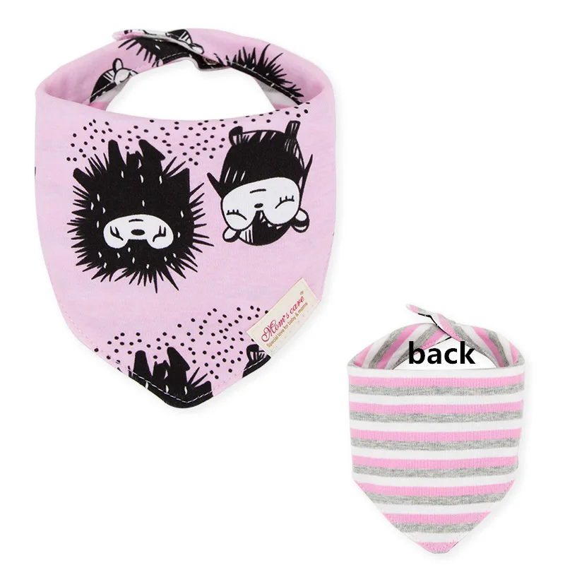 Baberos bandana de algodón suave para bebé con bordado - imagen 3