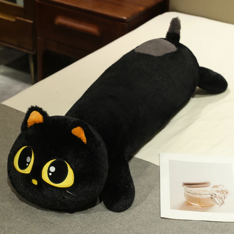 Peluche de gato grande tipo cojín suave para niños - imagen 5