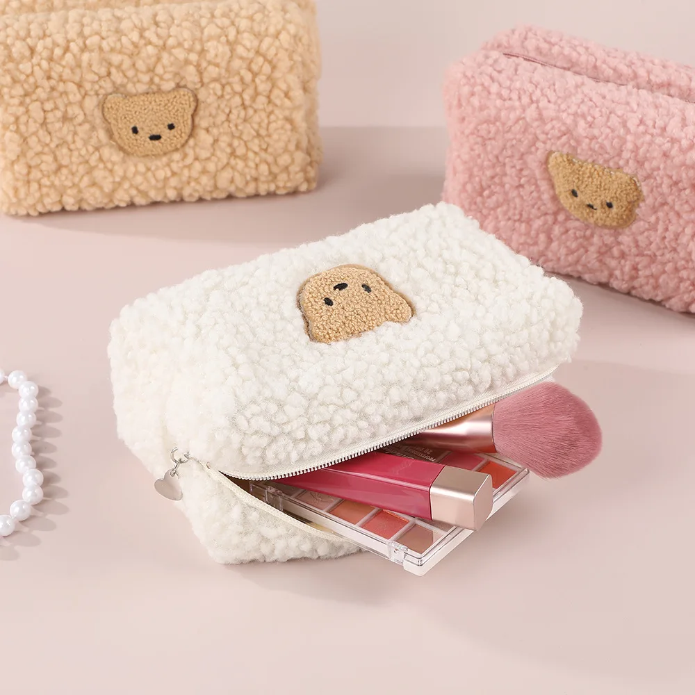 Estuche de lápices de oso portátil para material escolar infantil - imagen 4
