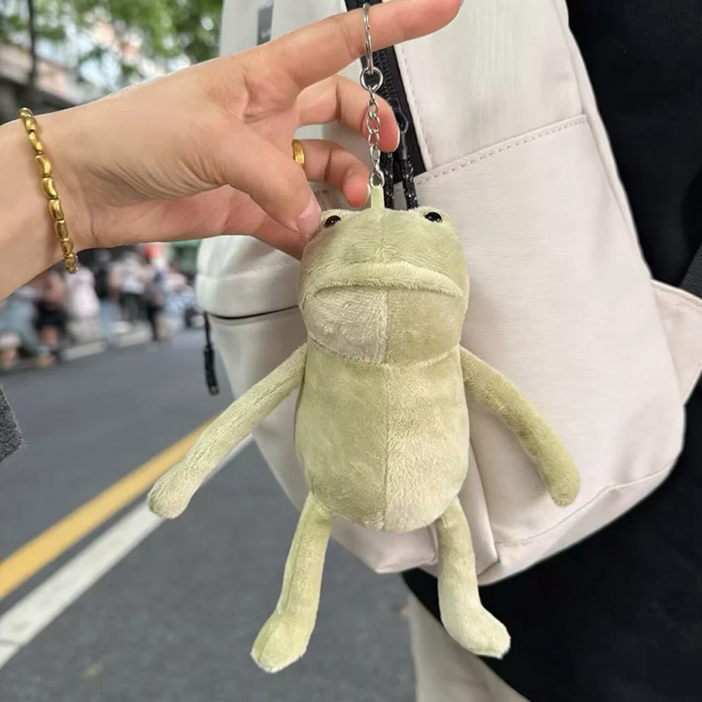 Llavero peluche rana suave para regalo y viaje - imagen 4