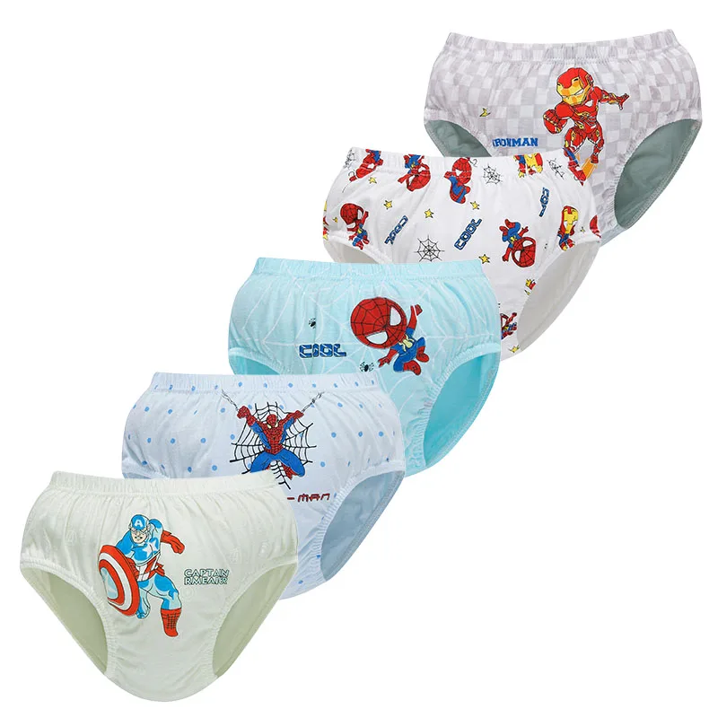 Calzoncillos infantiles de algodón Spider-Man transpirables - imagen 2