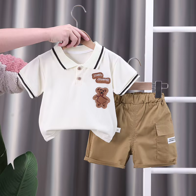 Chándal infantil de verano para niños cómodo y transpirable - imagen 2