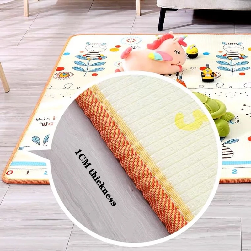 Alfombra de juego plegable para gatear, segura y gruesa - imagen 2
