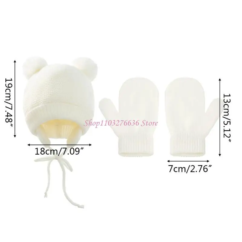 Guantes de invierno con solapa para proteger las orejas - imagen 5