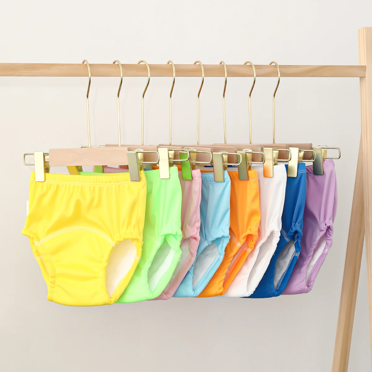 Pañales de entrenamiento reutilizables impermeables para bebé - imagen 3
