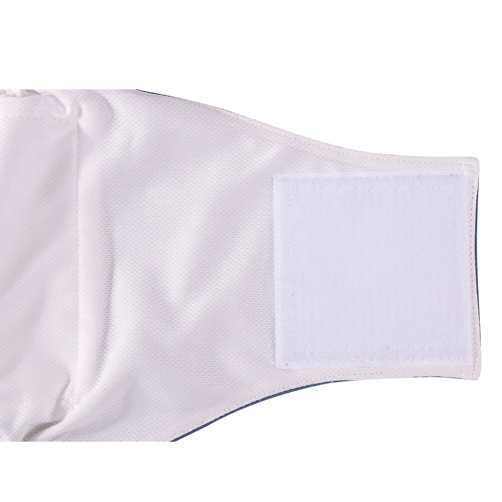 Faja abdominal lavable reutilizable para perros macho con pañales tela - imagen 5