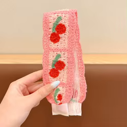 Diadema floral de punto para niña – Suave sujeción pastoral