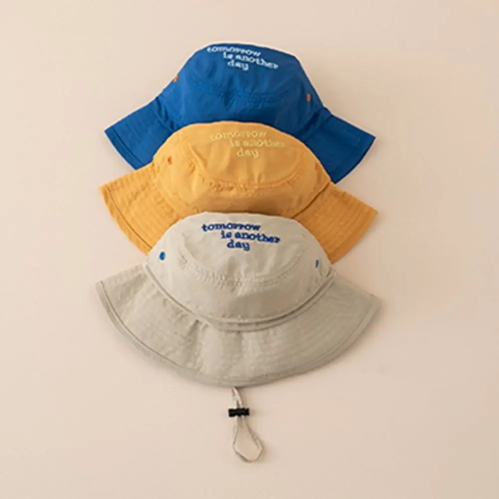 Sombrero de pescador infantil UV transpirable secado rápido con letras - imagen 4