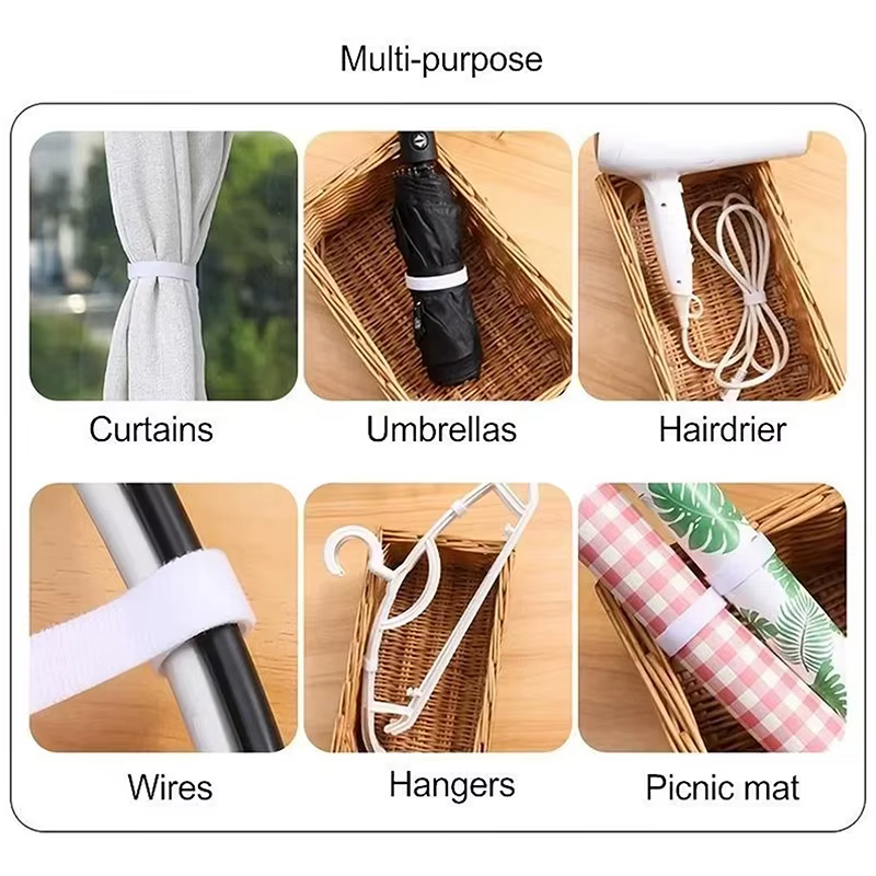 Organizador de cables enrollable para escritorio