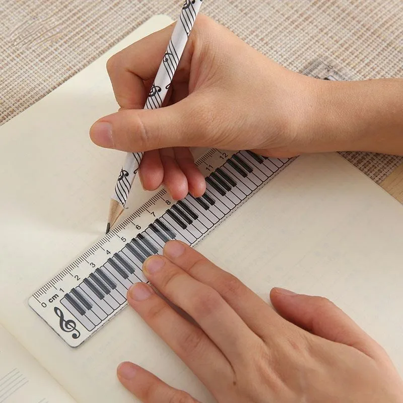 Regla marcapáginas de piano musical para cuaderno - imagen 4