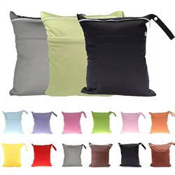 Bolsa impermeable húmeda seca reutilizable para pañales y ropa mojada