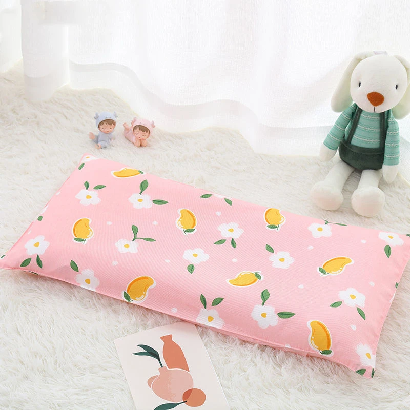 Almohada infantil de algodón con estampado de dibujos para siesta - imagen 4