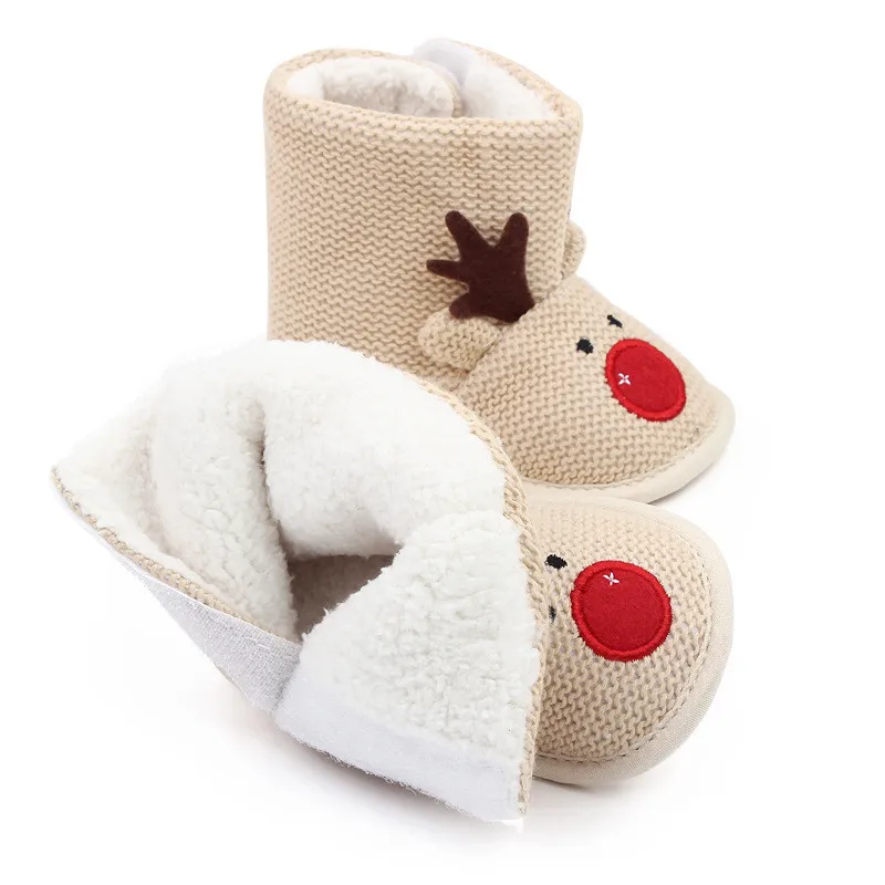 Botas de bebé antideslizantes cálidas para primeros pasos en invierno - imagen 5