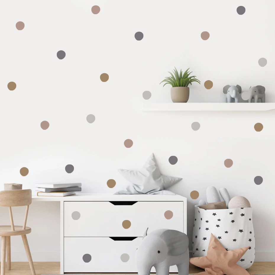 Pegatinas de pared de acuarela extraíbles para guardería infantil - imagen 3