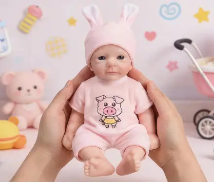 NPK Reborn Felicia, muñeca reborn de silicona elástica con cuerpo - imagen 5