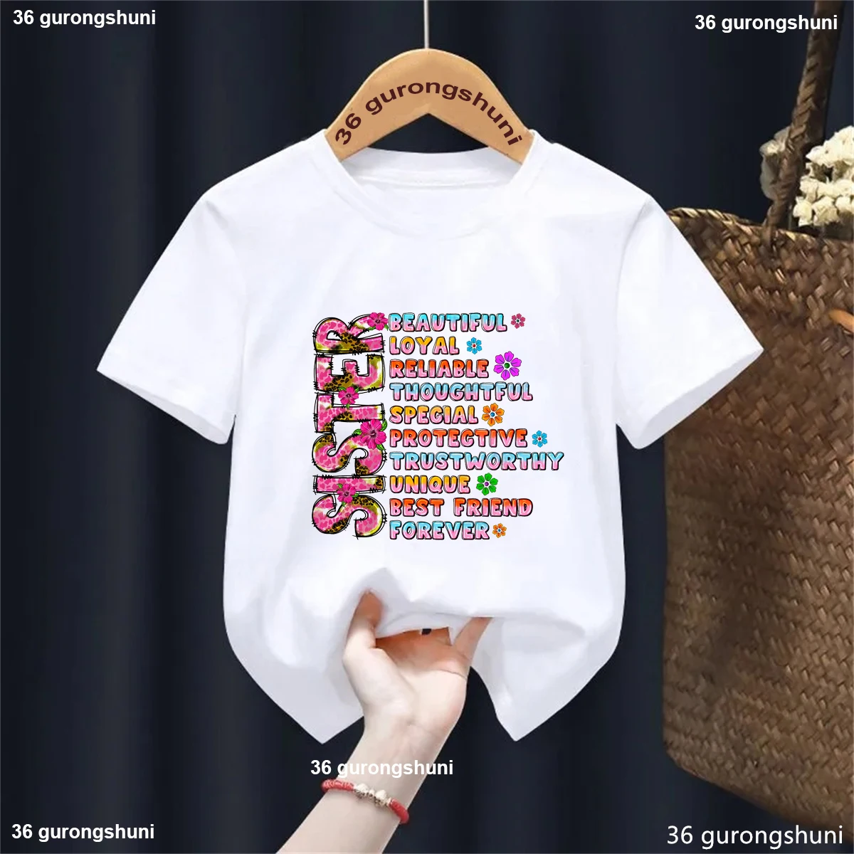 Camiseta niña regalo hermana - Perfecta para cumpleaños y eventos - imagen 4