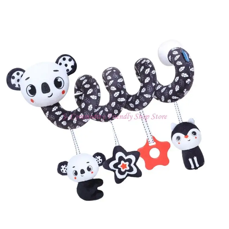 Móvil de cuna sensorial colgante peluche suave relajante para bebés - imagen 5