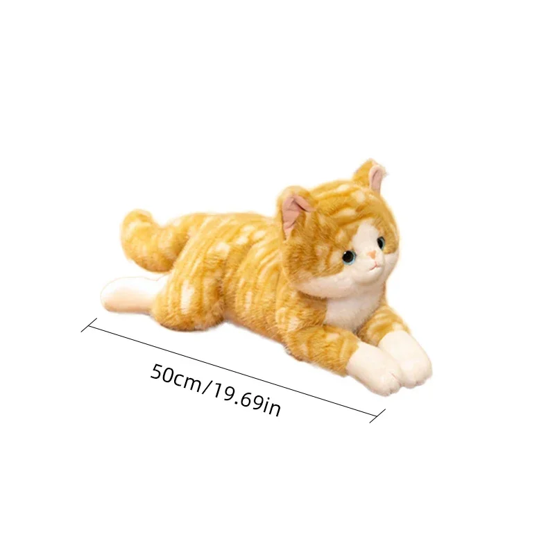 Peluche de gato acostado suave tipo almohada para dormir - imagen 2