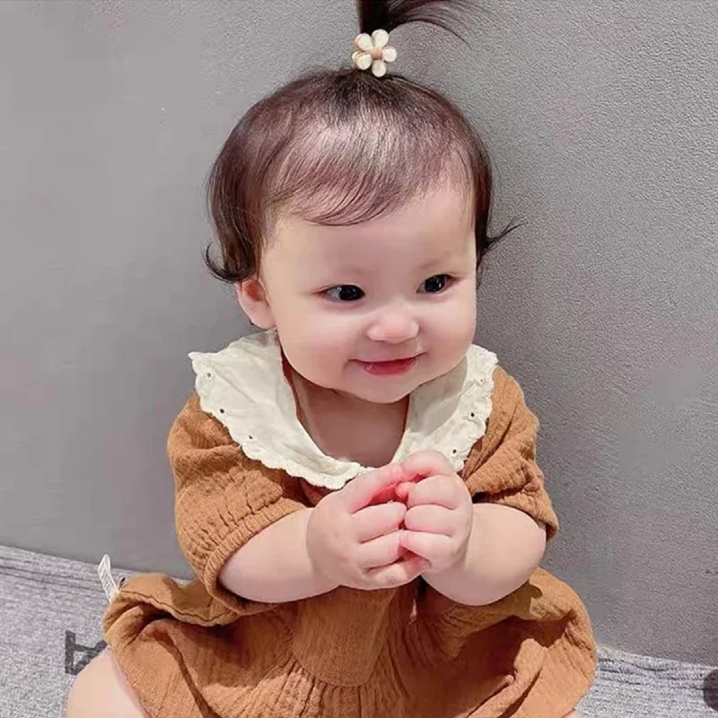 Diademas elásticas para el pelo bebé, niña con dibujo oso y conejo - imagen 5