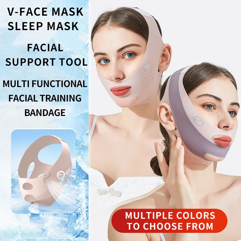 Banda facial en V de elevación y sujeción para doble mentón - imagen 5