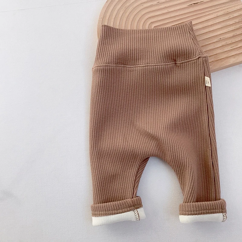 MILANCEL Leggings térmicos de lana para bebé – Suave y abrigado