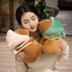 Peluche de capibara suave tipo cosplay para regalo infantil