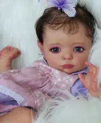 Kit muñeca reborn ELF-FEE NPK: cuerpo textil y ojos