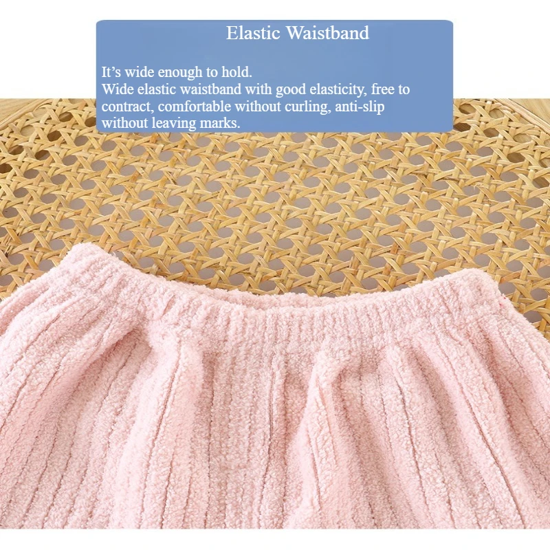 Conjunto de pijama de franela para niñas de invierno conejito - imagen 4