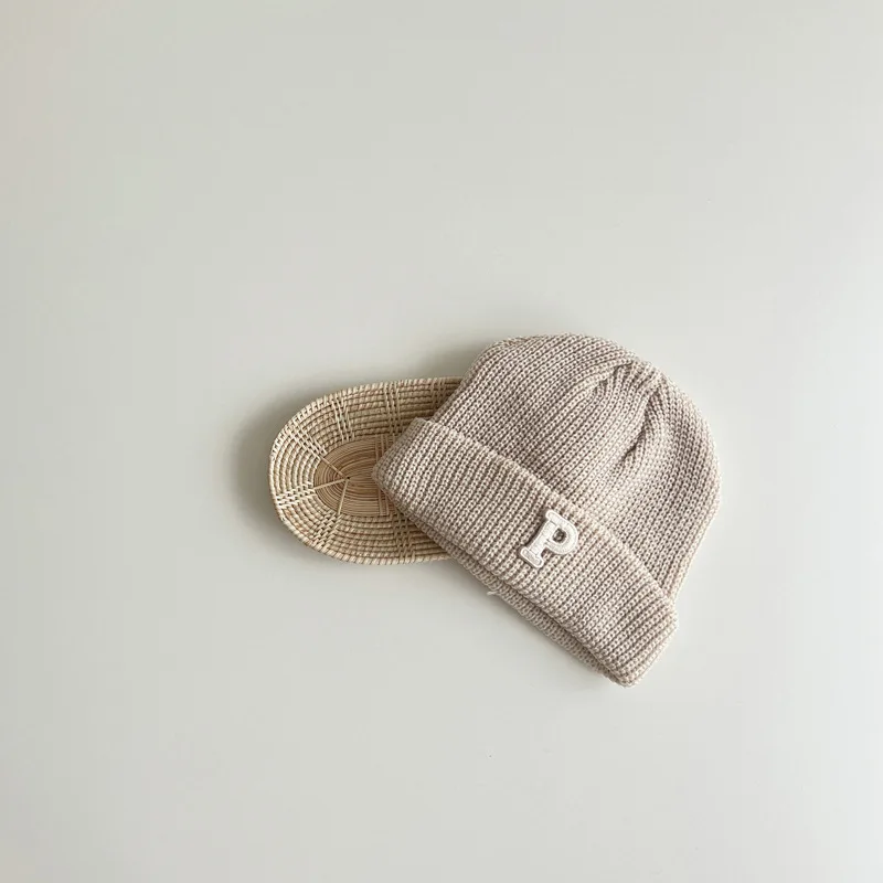 Gorro de lana estilo coreano con letras INS para otoño e invierno - imagen 2