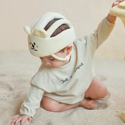 Casco de seguridad para bebés con diseño de conejito - protector