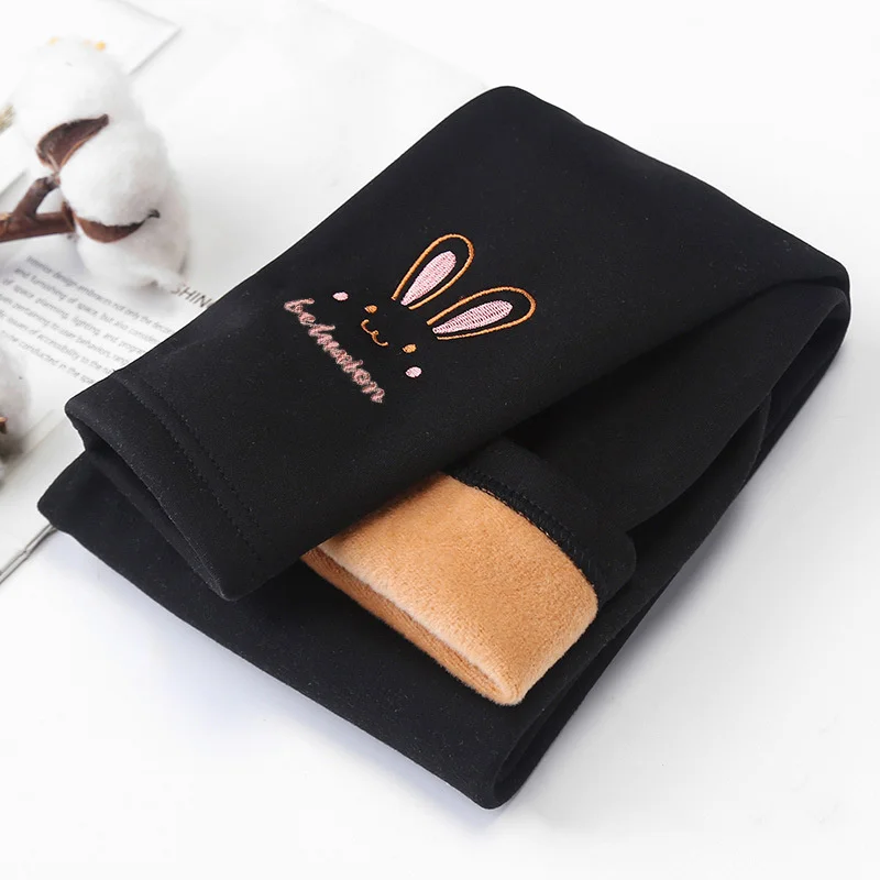 Pantalones de felpa cálidos para niñas – Otoño cómodo y práctico - imagen 4