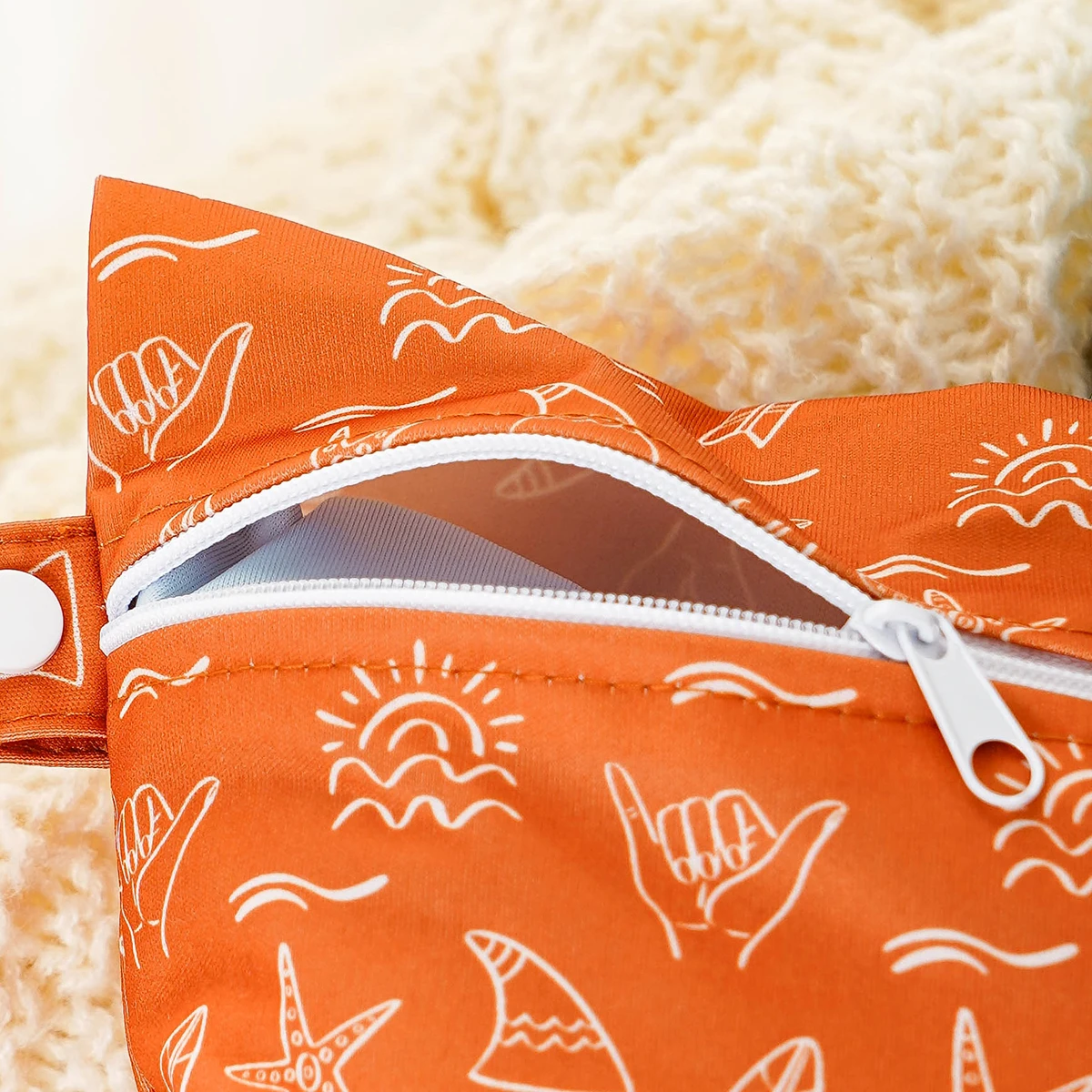 HappyFlute Bolsa organizadora de pañales impermeable lavable - imagen 5