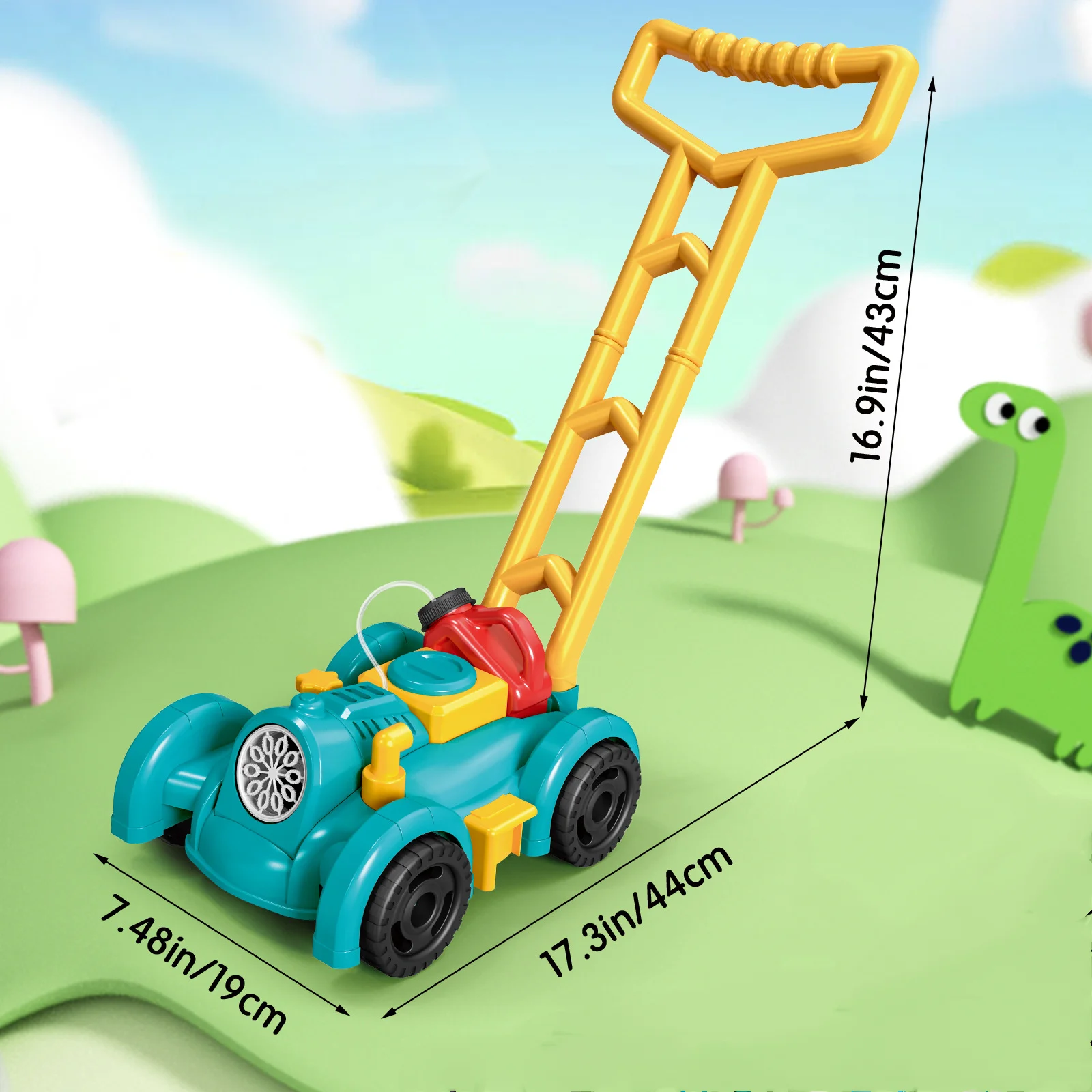 Carrito de burbujas automático con luz para juegos infantiles - imagen 3