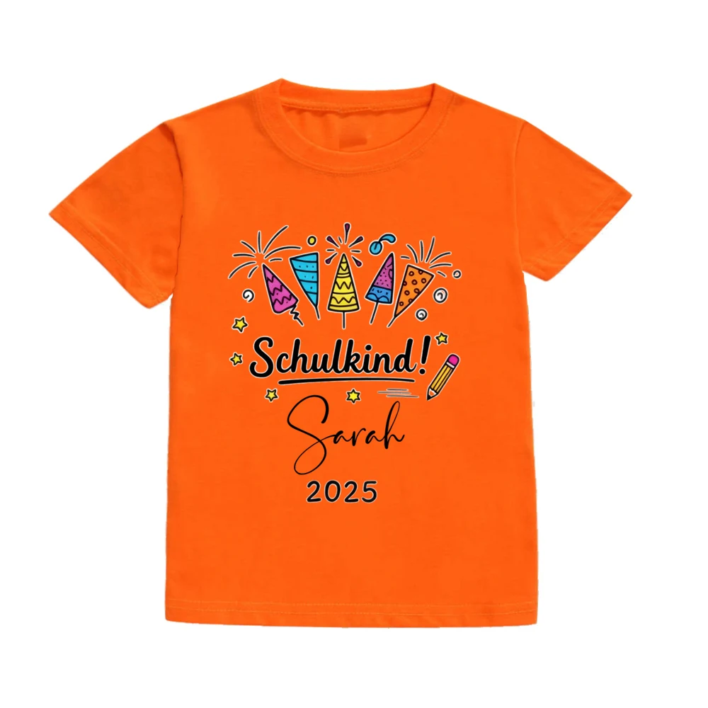 Camiseta personalizada para el primer día de cole – idea regalo