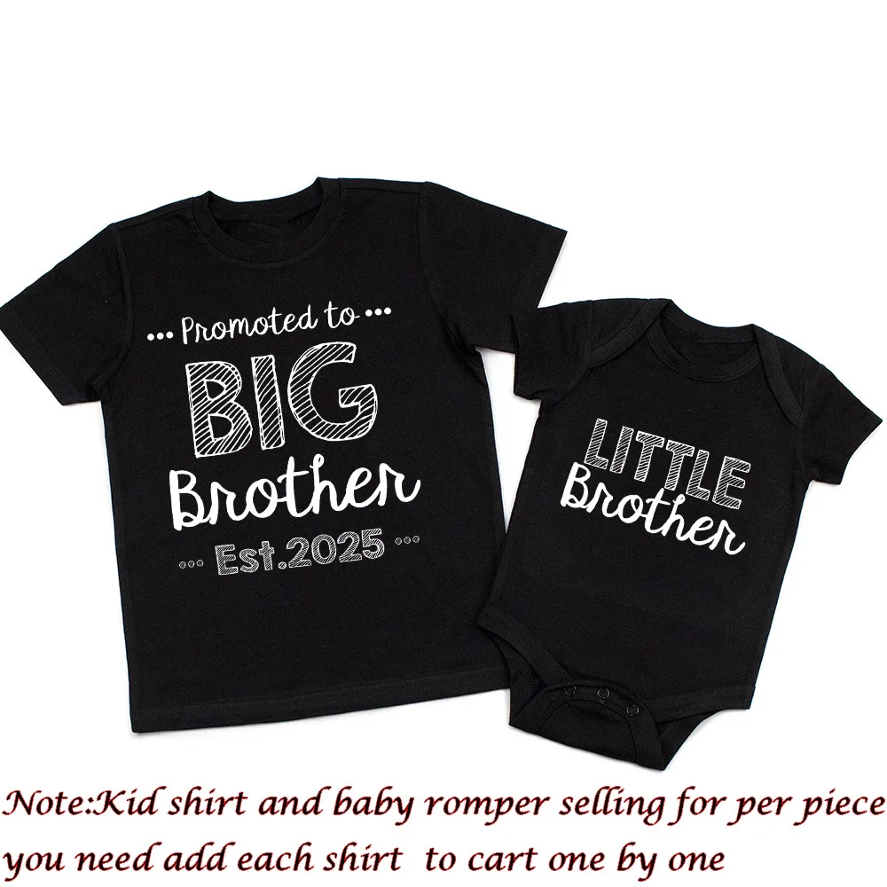 Camisetas a juego para hermano mayor y bebé - Anuncio 2025 promocional - imagen 2