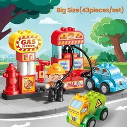 Bloques de construcción Gasolinera para niños – juguete educativo