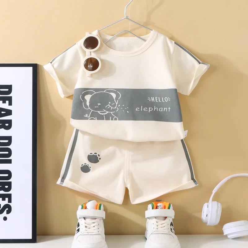 Conjunto de manga corta para niños verano – sudadera ligera - imagen 5