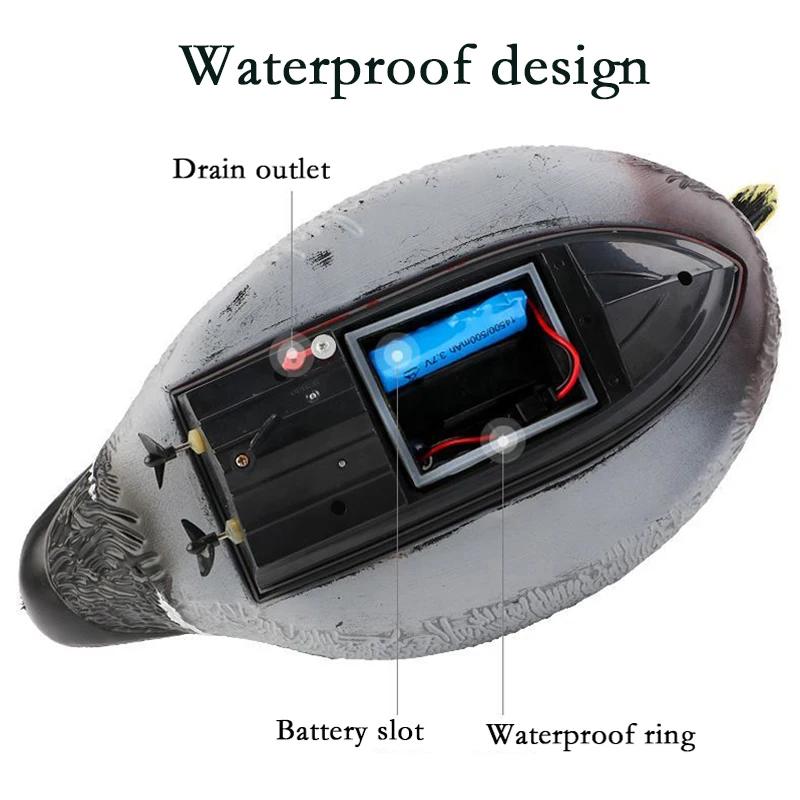 Lancha motora RC impermeable de alta velocidad con motor dual - imagen 4