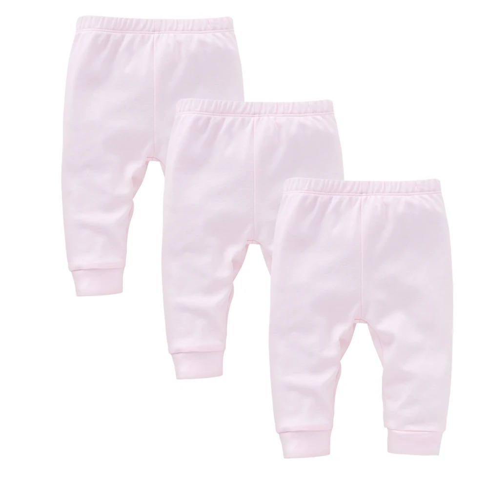 Pantalones para bebé 100% algodón negro - Diseño sólido - imagen 4