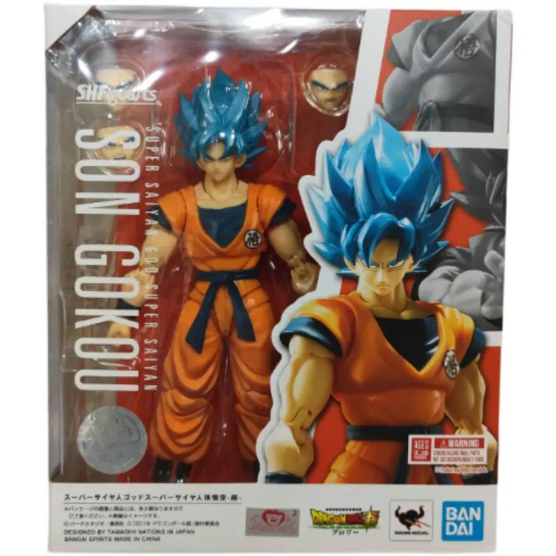 S.H.Figuarts Bandai figura de acción Goku Dios Super Saiyan - imagen 4