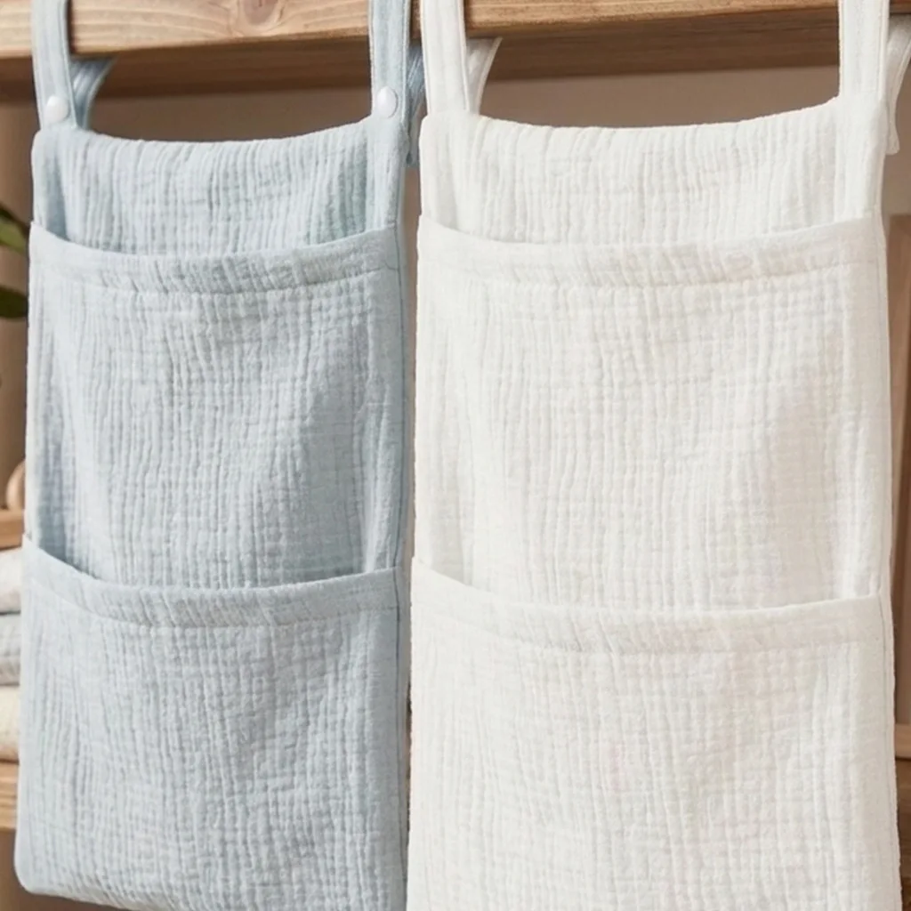 Bolsa de algodón con acabado suave