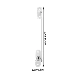 Cerradura de seguridad para ventanas correderas con llave ajustable