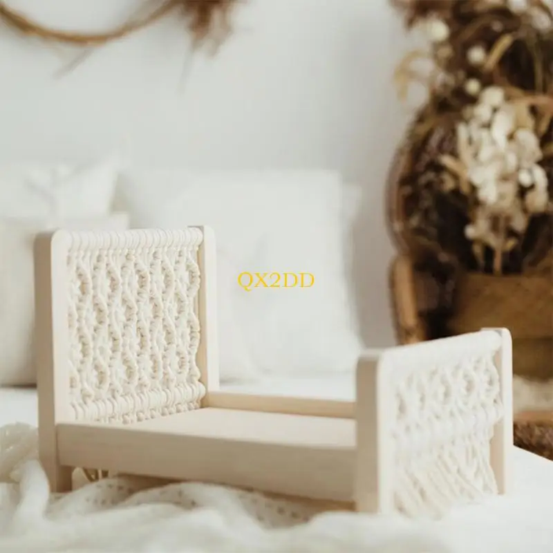 QX2D accesorios en madera para sesión fotográfica de recién nacido - imagen 3