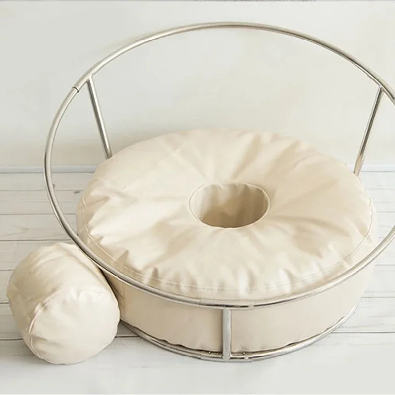 Donut Beanbag – Soporte relleno para sesiones fotográficas de bebé - imagen 5