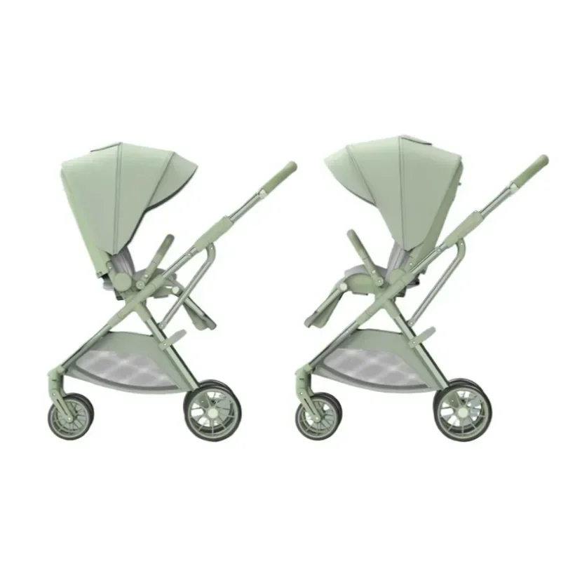 Cochecito plegable bidireccional ligero con bolsa de la madre