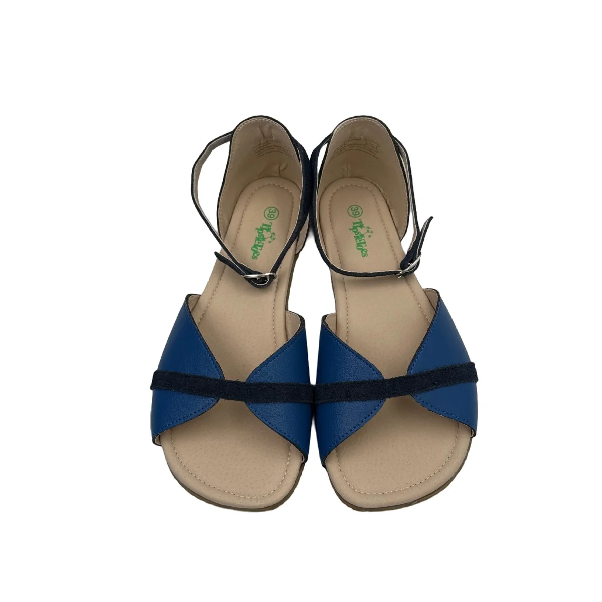 Tipsietoes Sandalias planas de cuero genuino ligeras - imagen 5