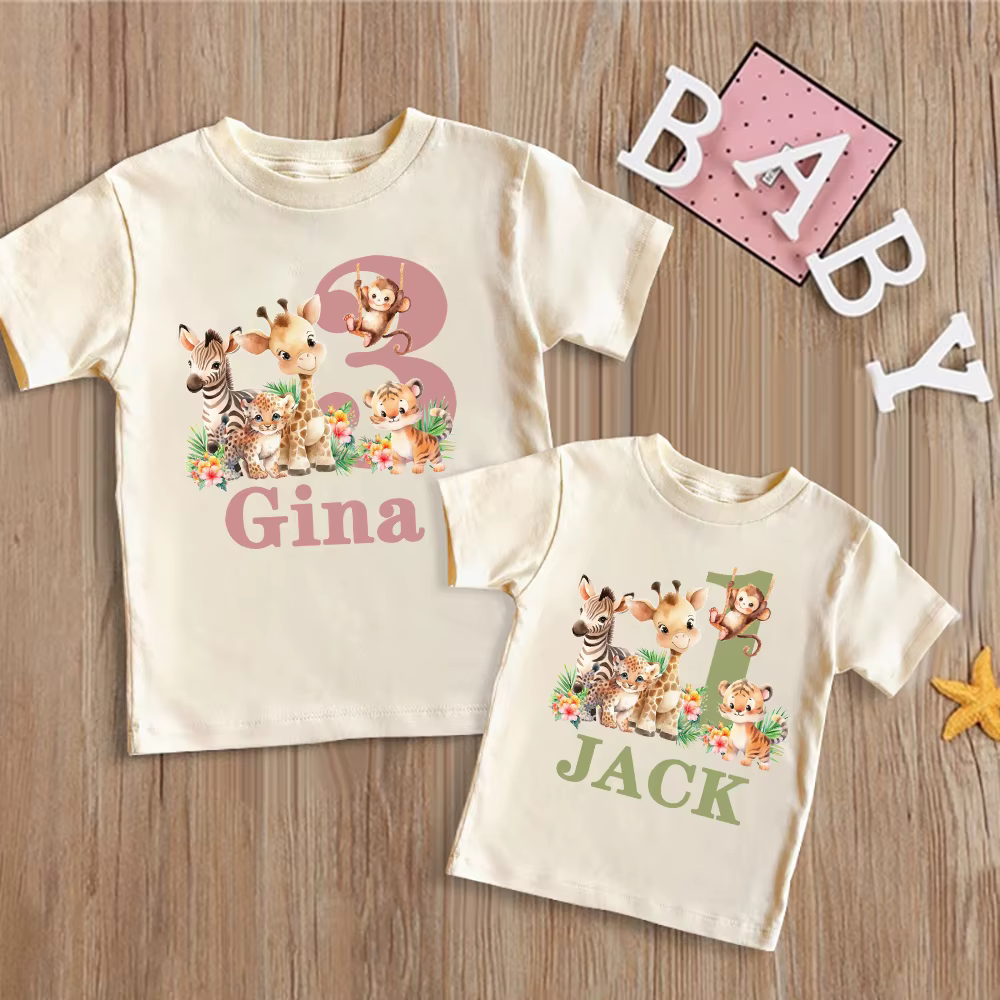 Camiseta de cumpleaños personalizada salvaje con nombre retro - imagen 5