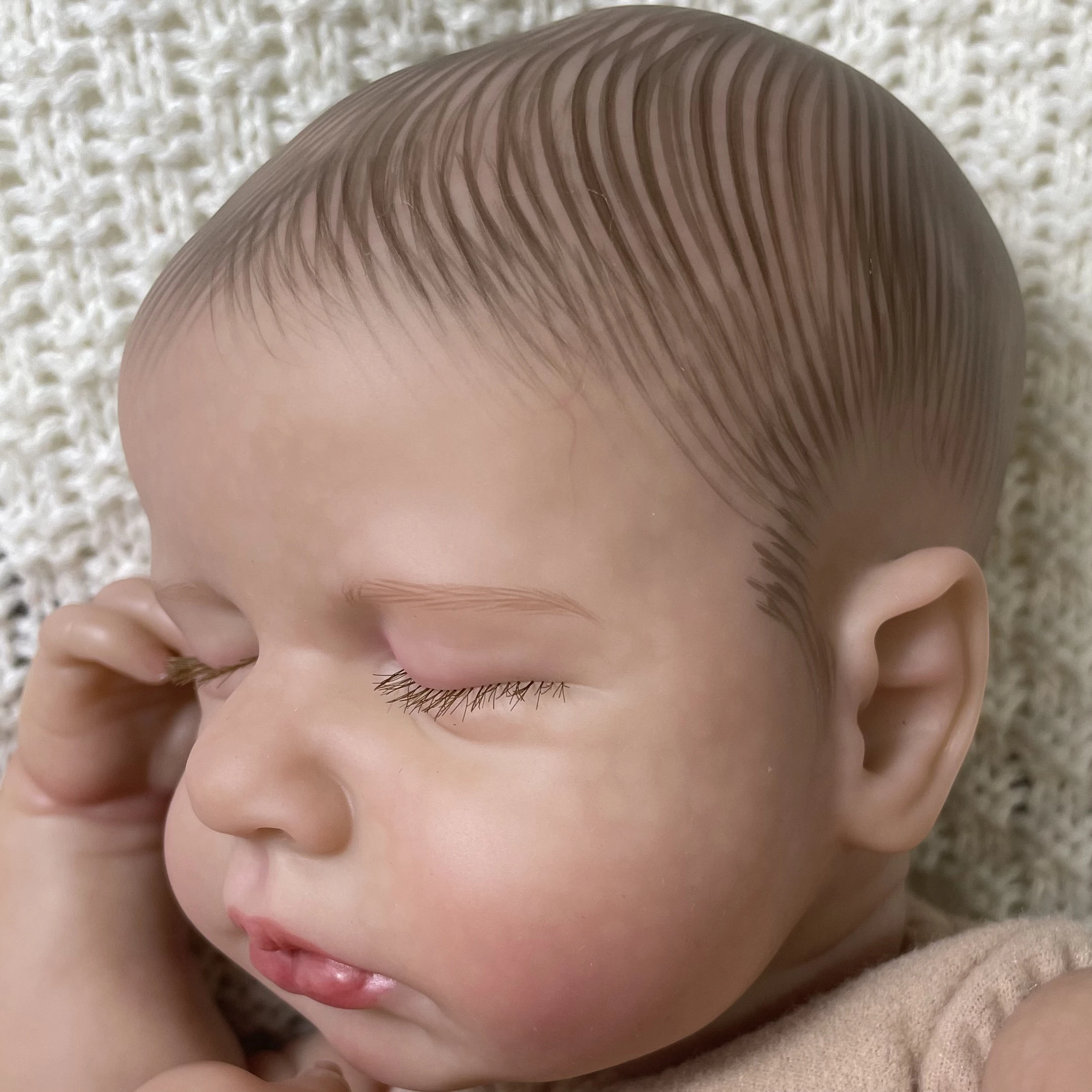 LouLou muñeca reborn de silicona 3D – Regalo Navidad suave - imagen 5