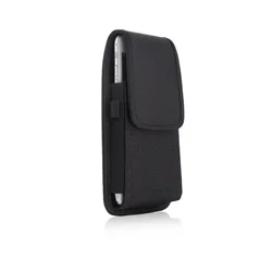 Funda móvil vertical con clip para cinturón y tarjetero